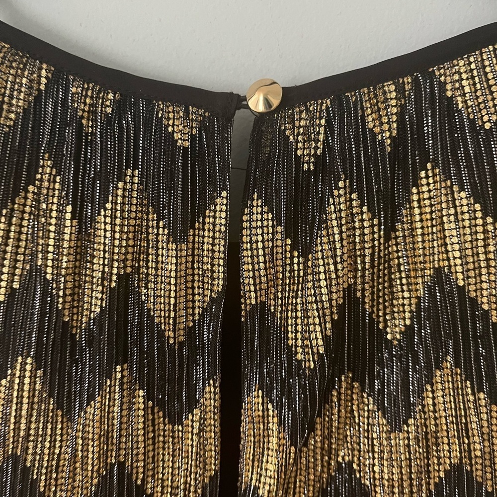 GUESS Culver Chevron Dress | Size 0 - Picture 4 of 7